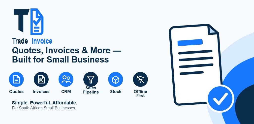Trade Invoice — Quotes, Invoices & More, Built for Small Business