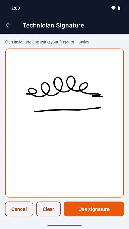 Compliance Dynamo signature pad